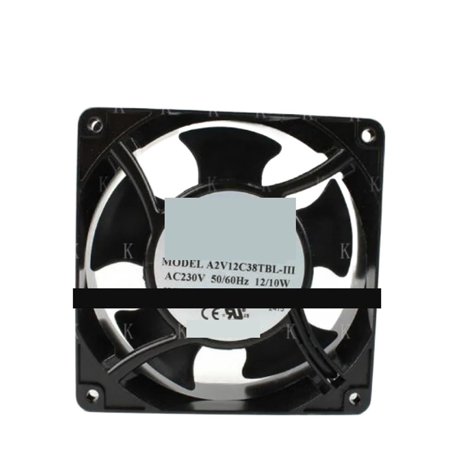 Ventilateur de refroidissement d'armoire A2V12C38TBL-III 12038 efficace contre la surchauffe