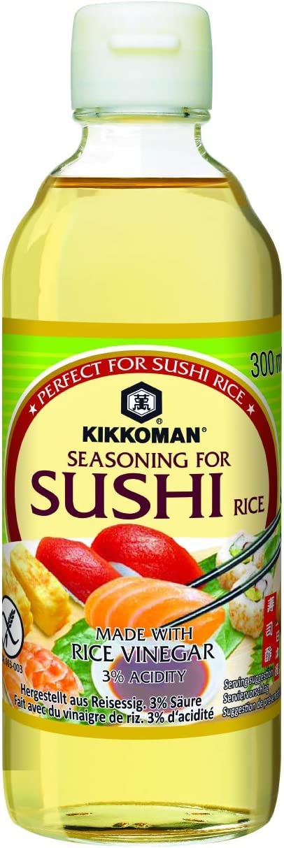 KIKKOMAN ocet ryżowy do sushi 300 ml (2 butelki)