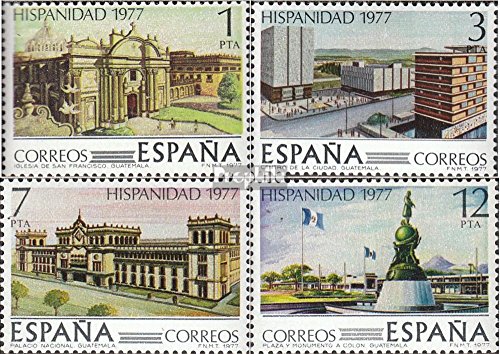 Prophila Collection Spagna Michel.-No..: 2331-2334 (Completa Edizione) 1977 Guatemala (Francobolli per i Collezionisti)