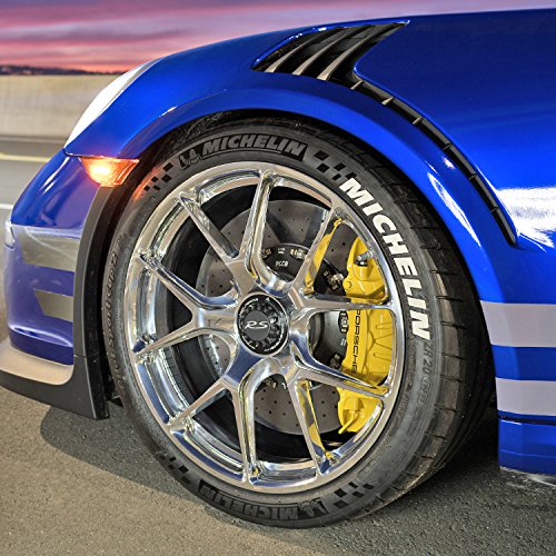 MICHELIN Tire Letters Permanent Rubber Tire Lettering Kit with Glue Gloves 2oz TouchUp