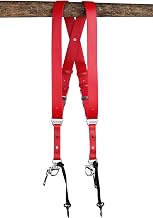 HoldFast Gear Money Maker Vegan 2 Camera Harness (Red, Large)