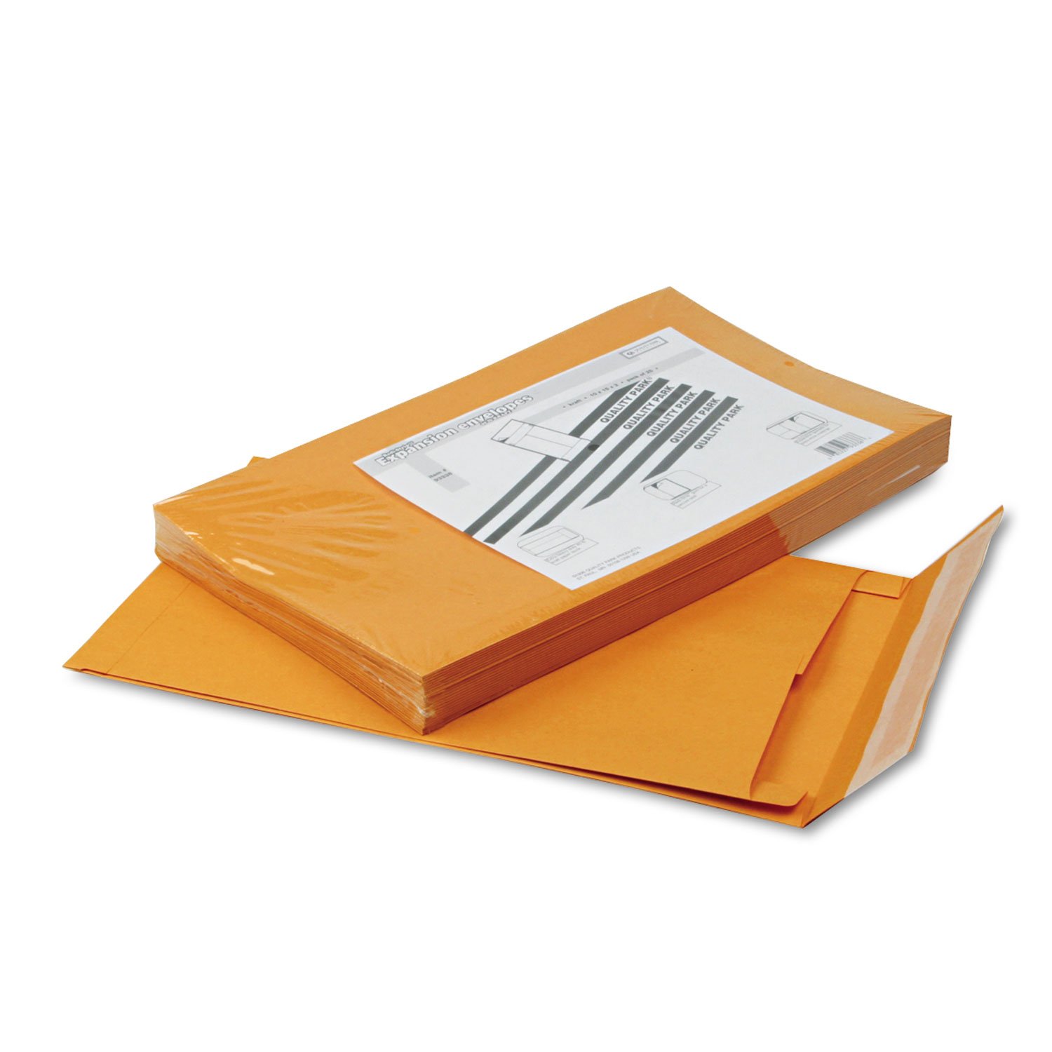 Quality Park QUA93338 Enveloppes de catalogue grand format, Redi-Strip, Kraft, 10 x 15, 25 par boîte, Marron clair