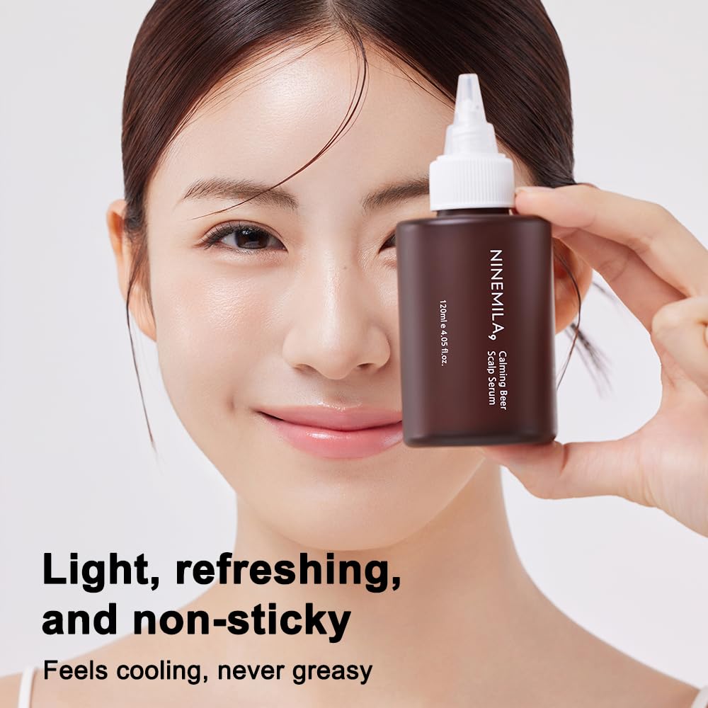 Amazon.com: NINEMILA Calming Beer Biotin Scalp Serum 120ml, 4.06