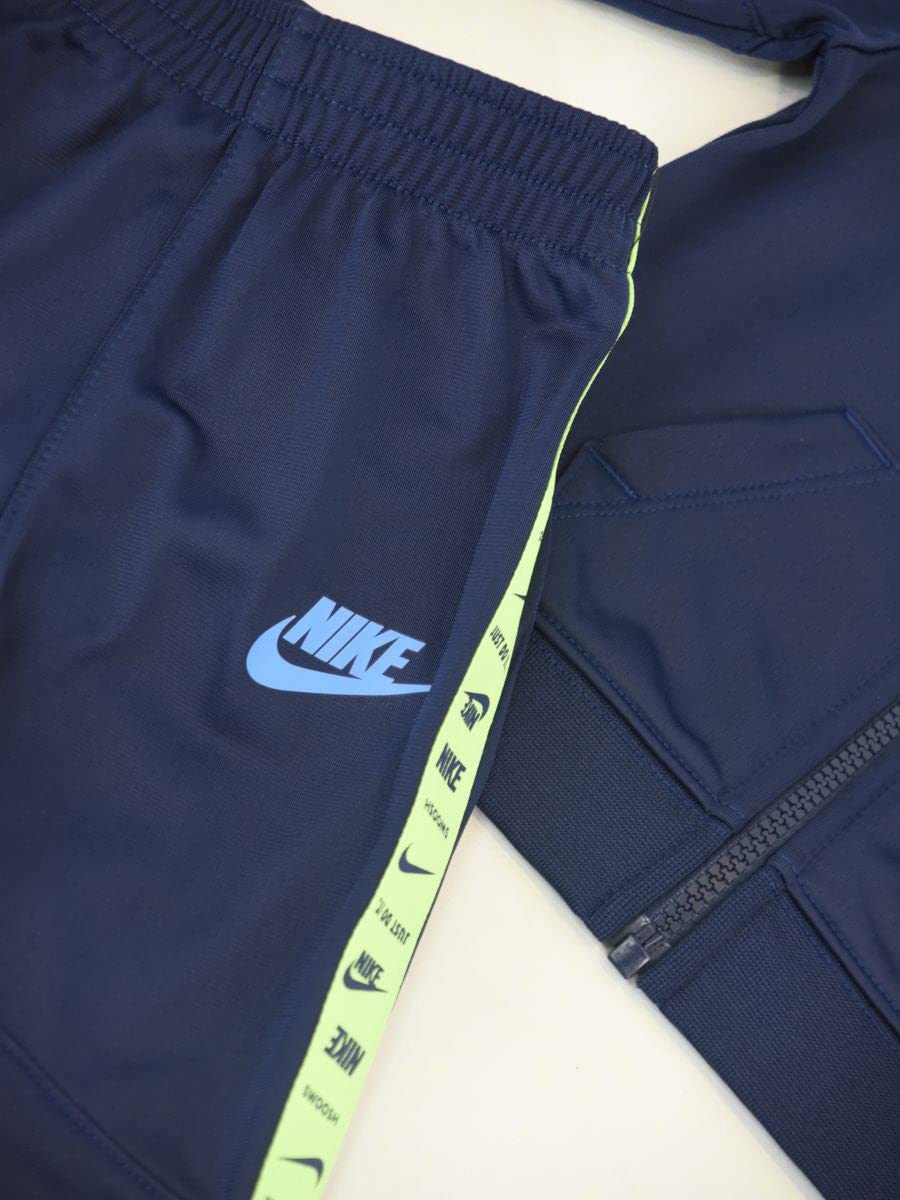 NIKE -Tuta COMPOSTA da Felpa E Pantalone -Felpa con Full Zip -Felpa con Polsini E Orlo A Costine -Pantalone con GIROVITA Elastico -Pantalone con Polsini A Coste