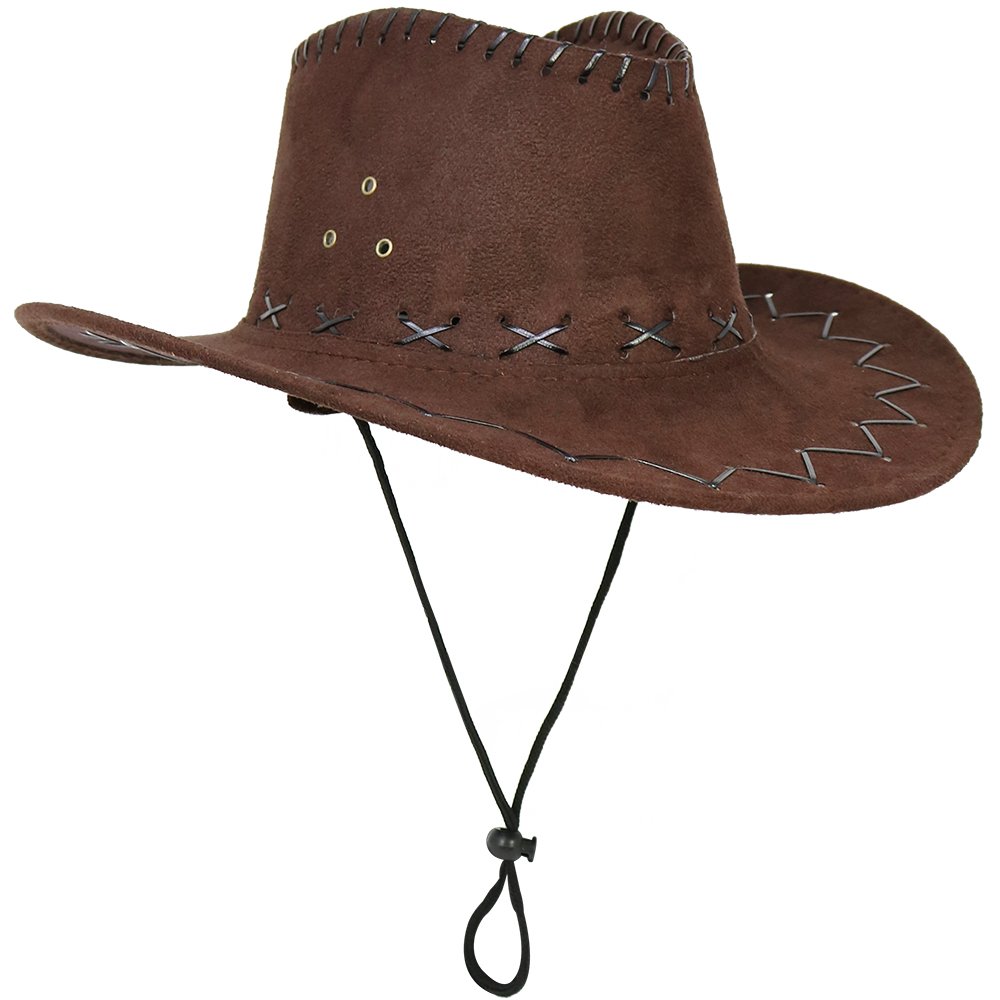 COM-FOUR® kowbojskie kapelusze, nakrycia glowy na karnawal, przebranie | Halloween - imprezy tematyczne - kapelusz imprezowy dla doroslych - Karaiby - Western