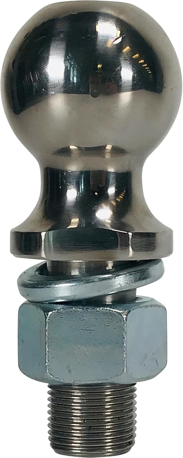 Ultra-Tow XTP Stainless Steel Hitch Ball, 2in., Class IV, 6000-Lb. Trailer Weight