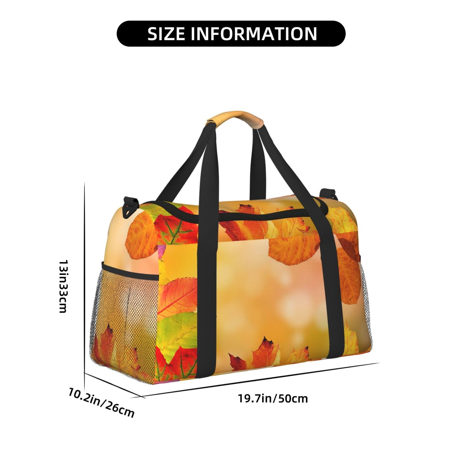 Bolsa de viaje de otoño grande, plegable, impermeable, para la noche, playa, natación, piscina, deportes, gimnasio