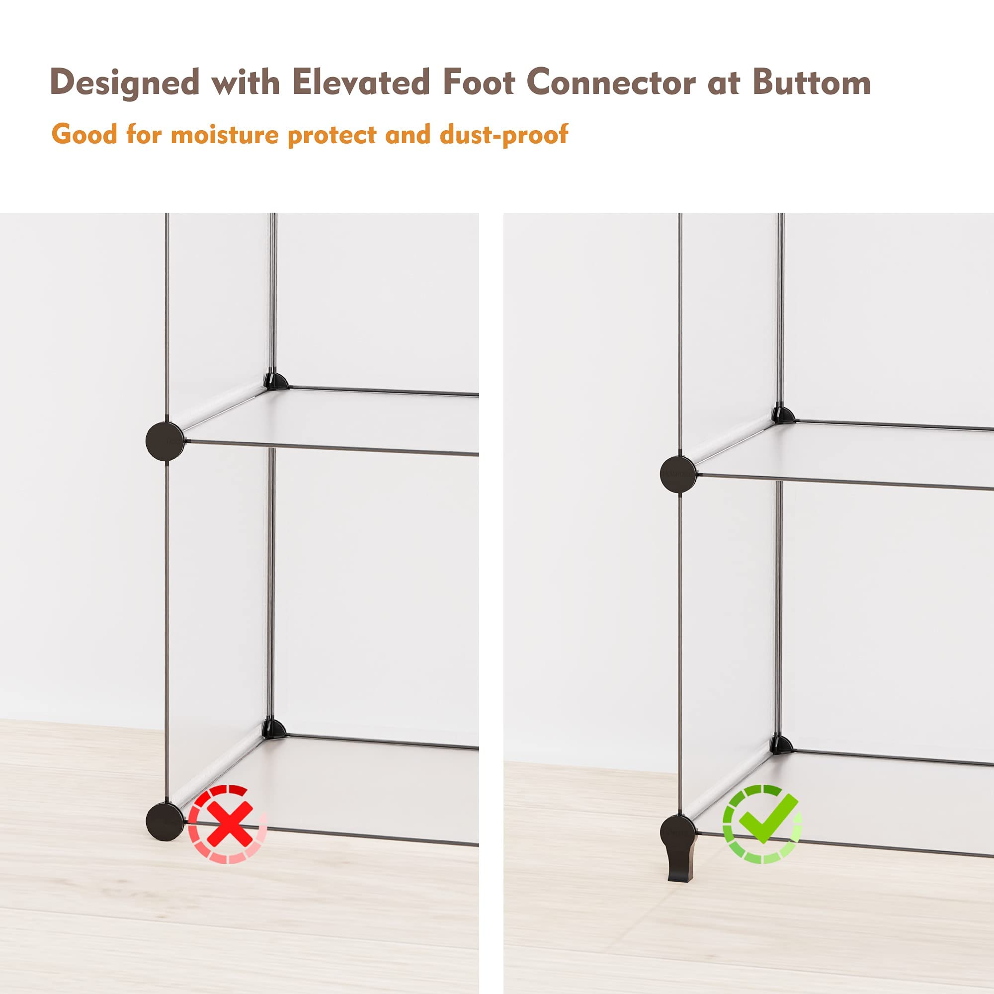 シトロン❤︎　PP* closet　ARMY FOODIE HOMIDEC Closet Organizer, 9-Cube Closet Organizers and