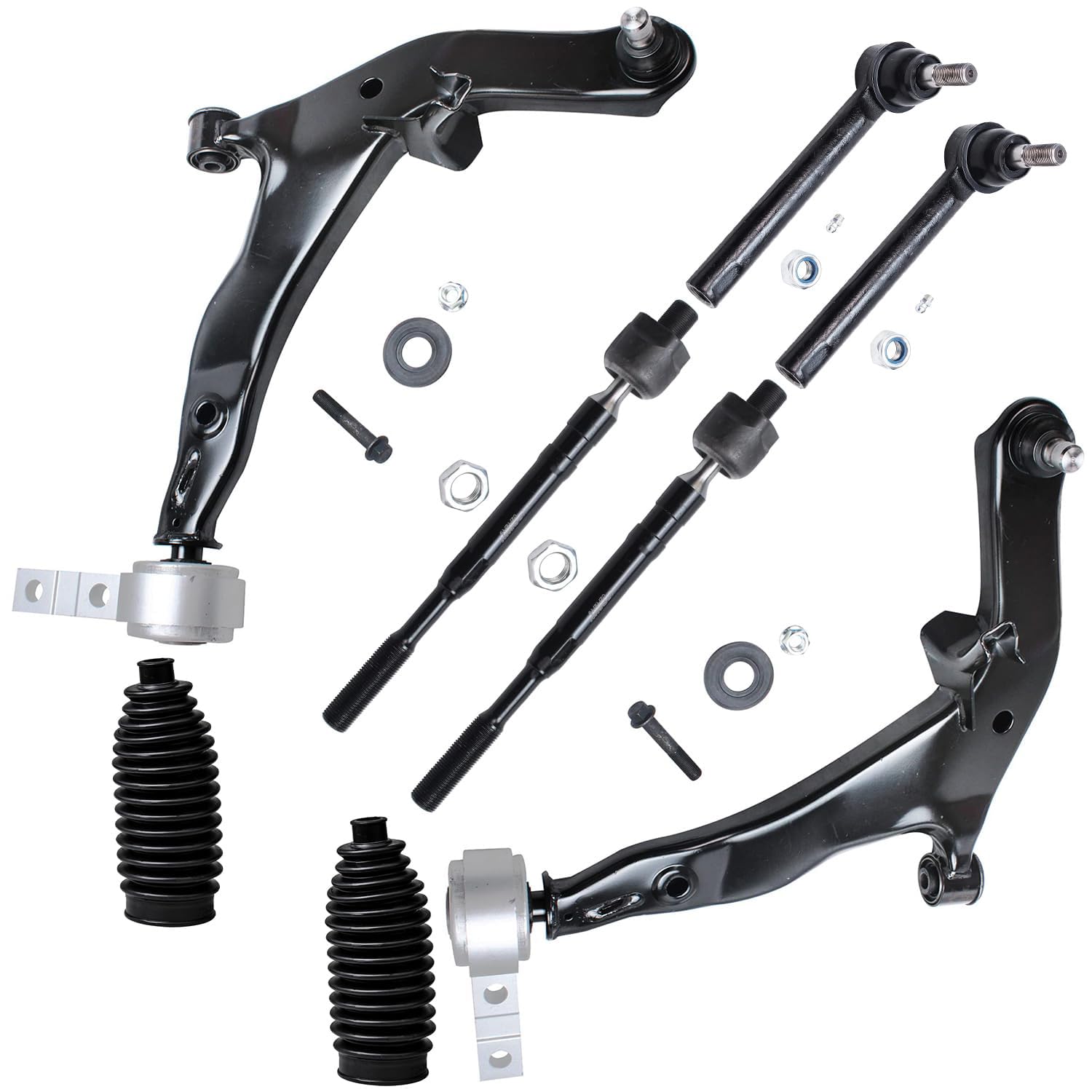 Detroit Axle - 8pc Front End Control Arms Kit for 2003-2004 Nissan Murano