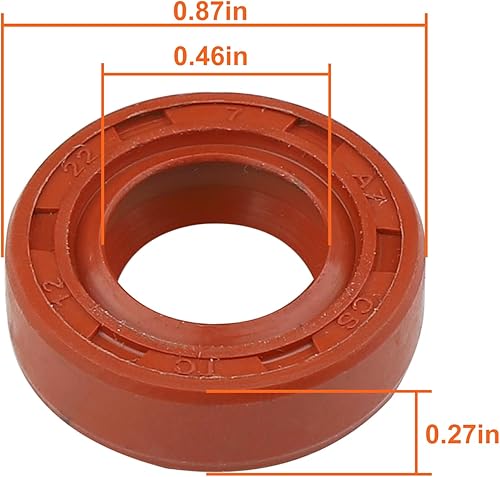 Miniatura 2 de Sello de aceite para recortadoras Stihl FS91 FS100RX FS110 FS111RX FS111 FS130 FS131 FS310, 10 sellos de aceite.