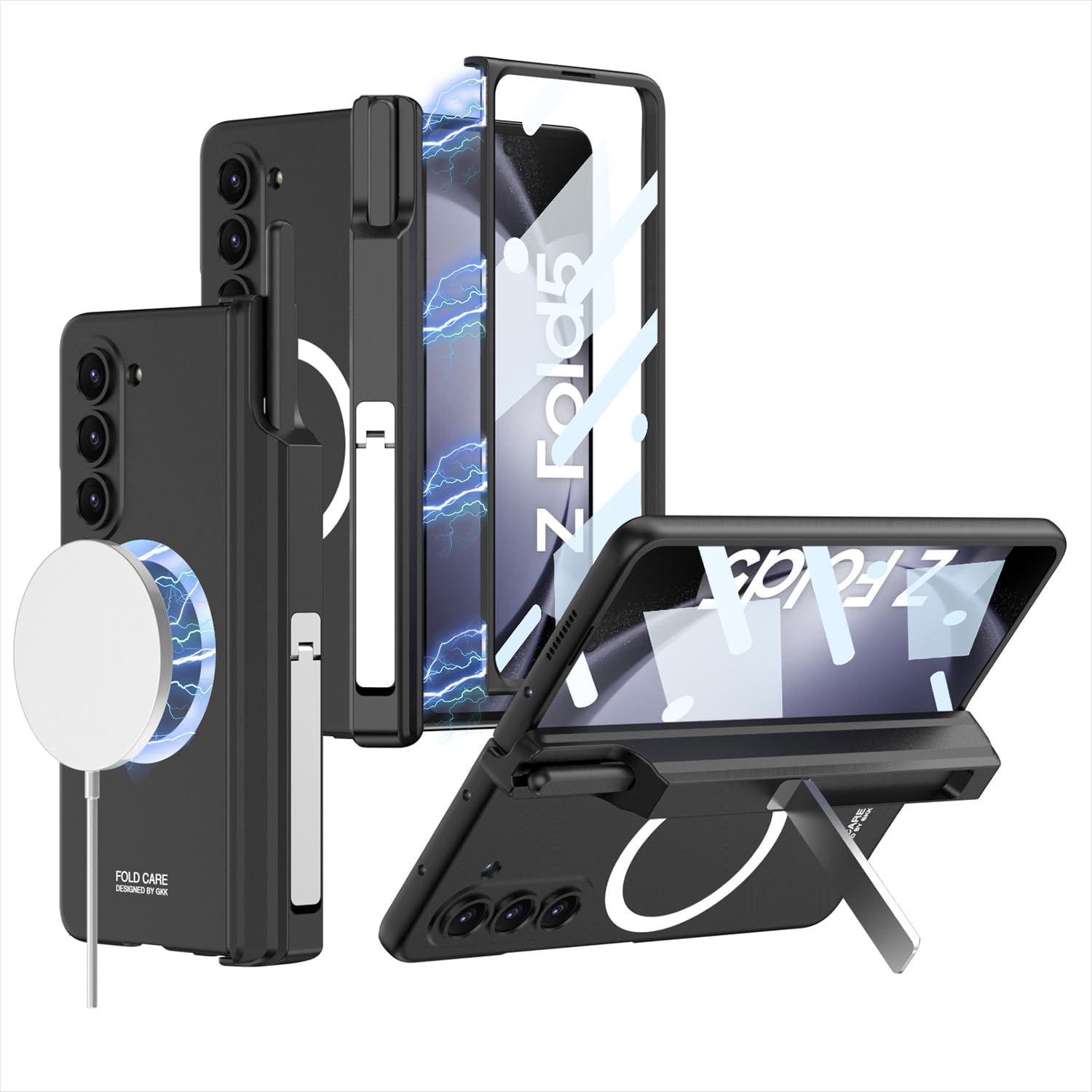 Amazon.co.jp: OURJOY MagSafe対応 カバー Samsung Galaxy Z Fold5 用