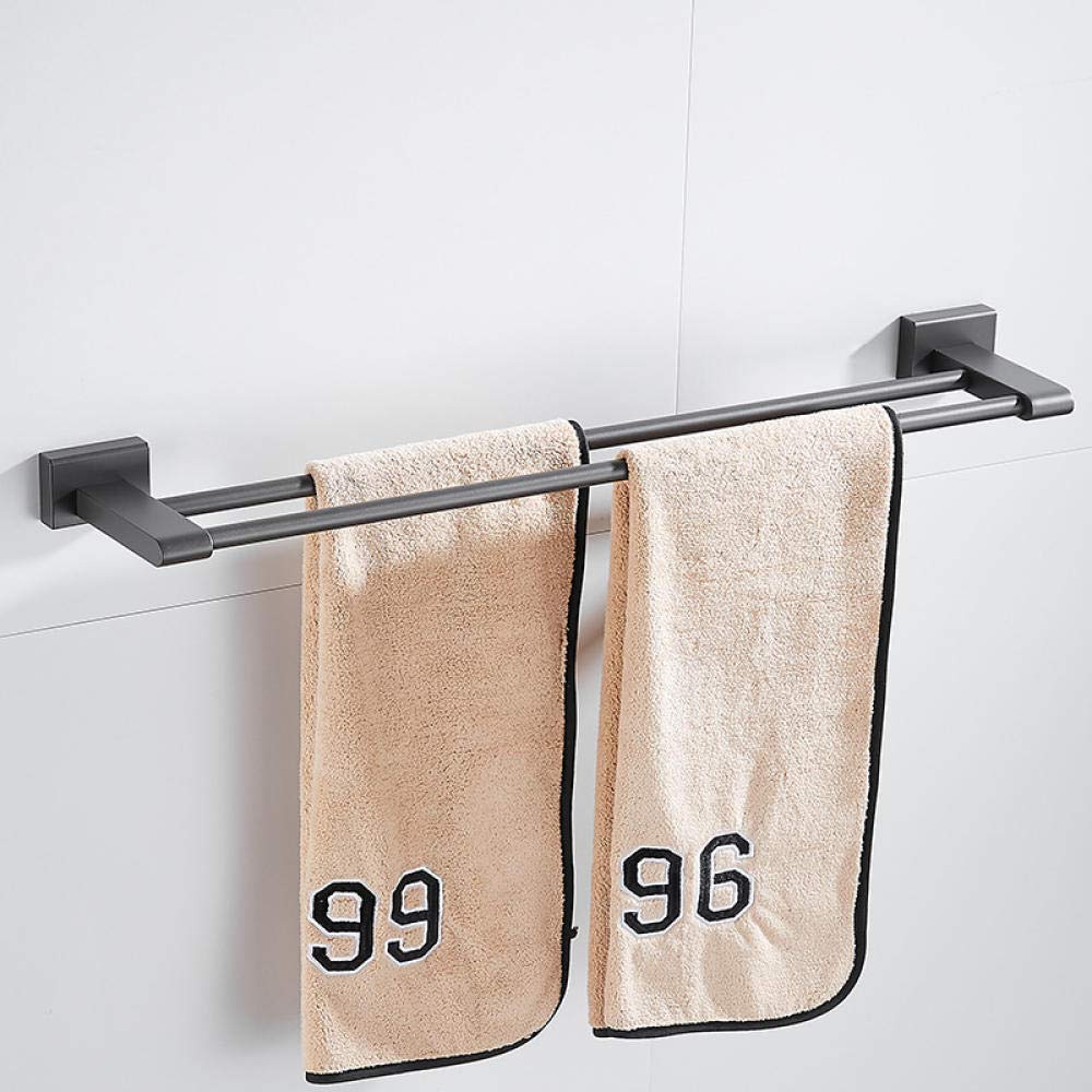 Porte-serviettes mural cuivre noir avec étagère multicouche pour rangement de salle de bain C2