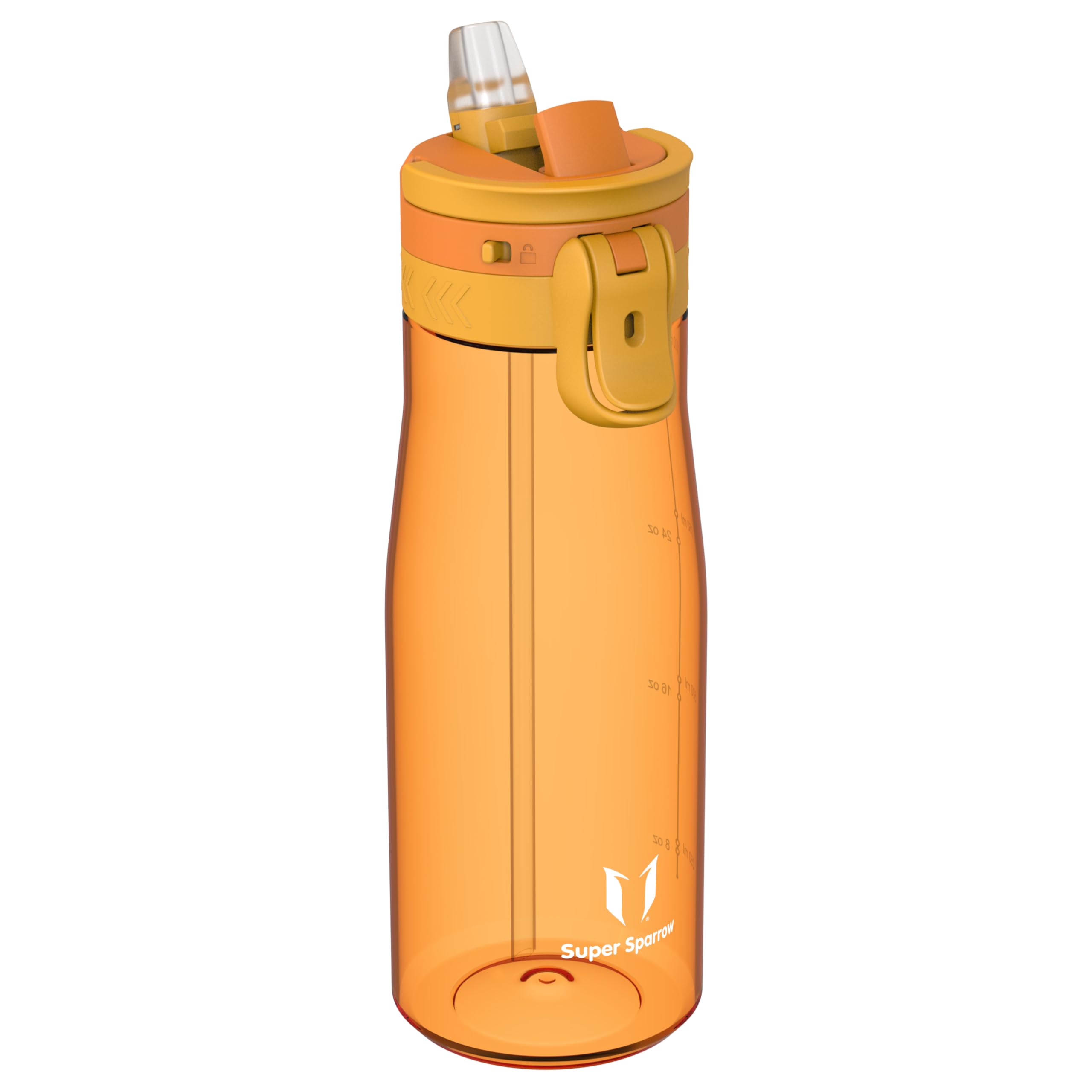 Sparrow Borraccia - 500ml, 750ml, 1L - TouchFlow Bottiglia Senza BPA - Senza Perdite Borraccia Cannuccia - Borracce Sportiva Flusso Rapido Con Un Clic per Scuola, All'aperto