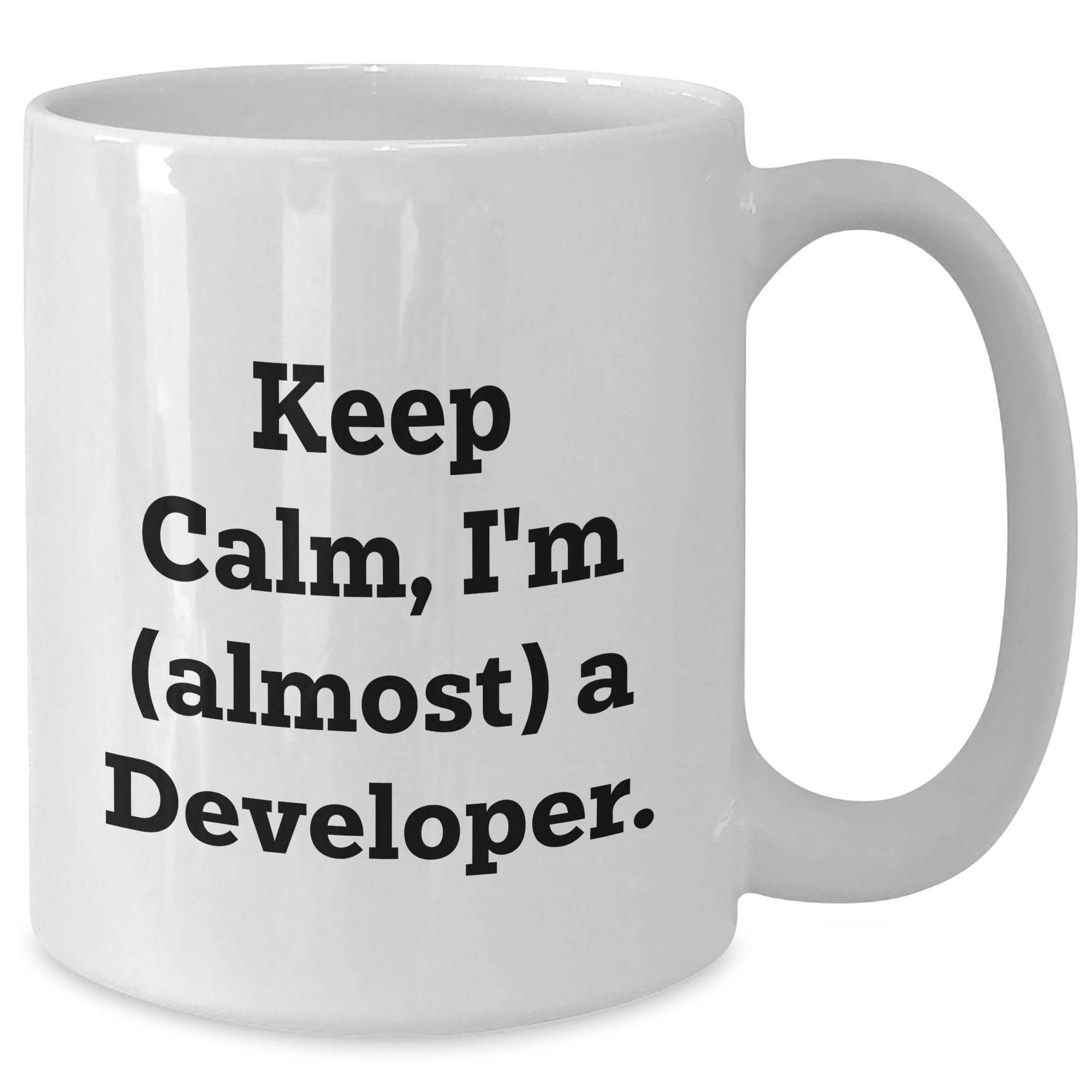 NAPAVI Keep Calm, I'm (Almost) A Developer. Gifts from Friends for Colleagues Christmas