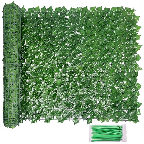 Bybeton Artificial Ivy Privacy Fence Screen...