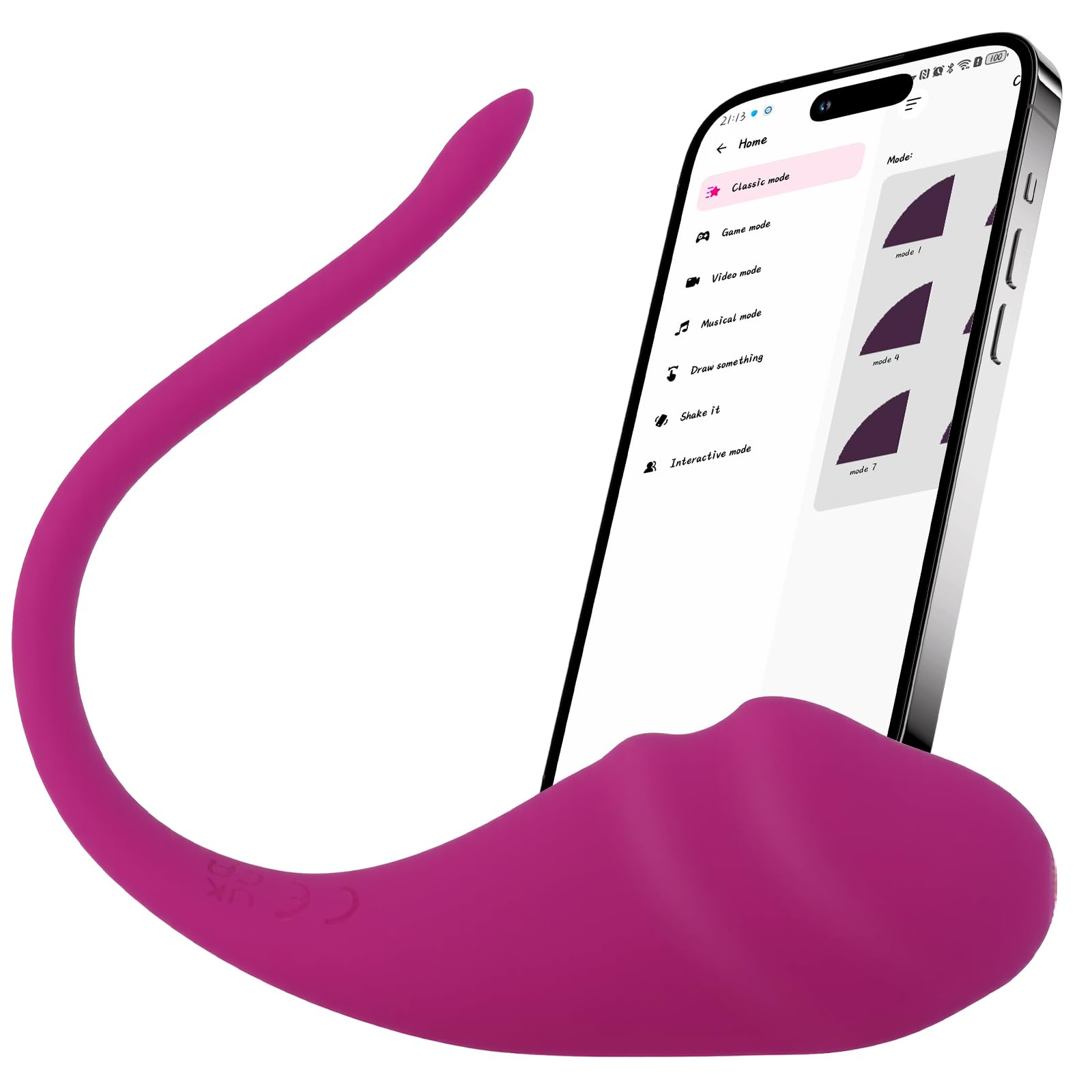 APP Remote Control G-Spot Panty Vibrator - 9 Vibration Modes Wearable Vibrating Egg Couple Mini Panty Egg for
