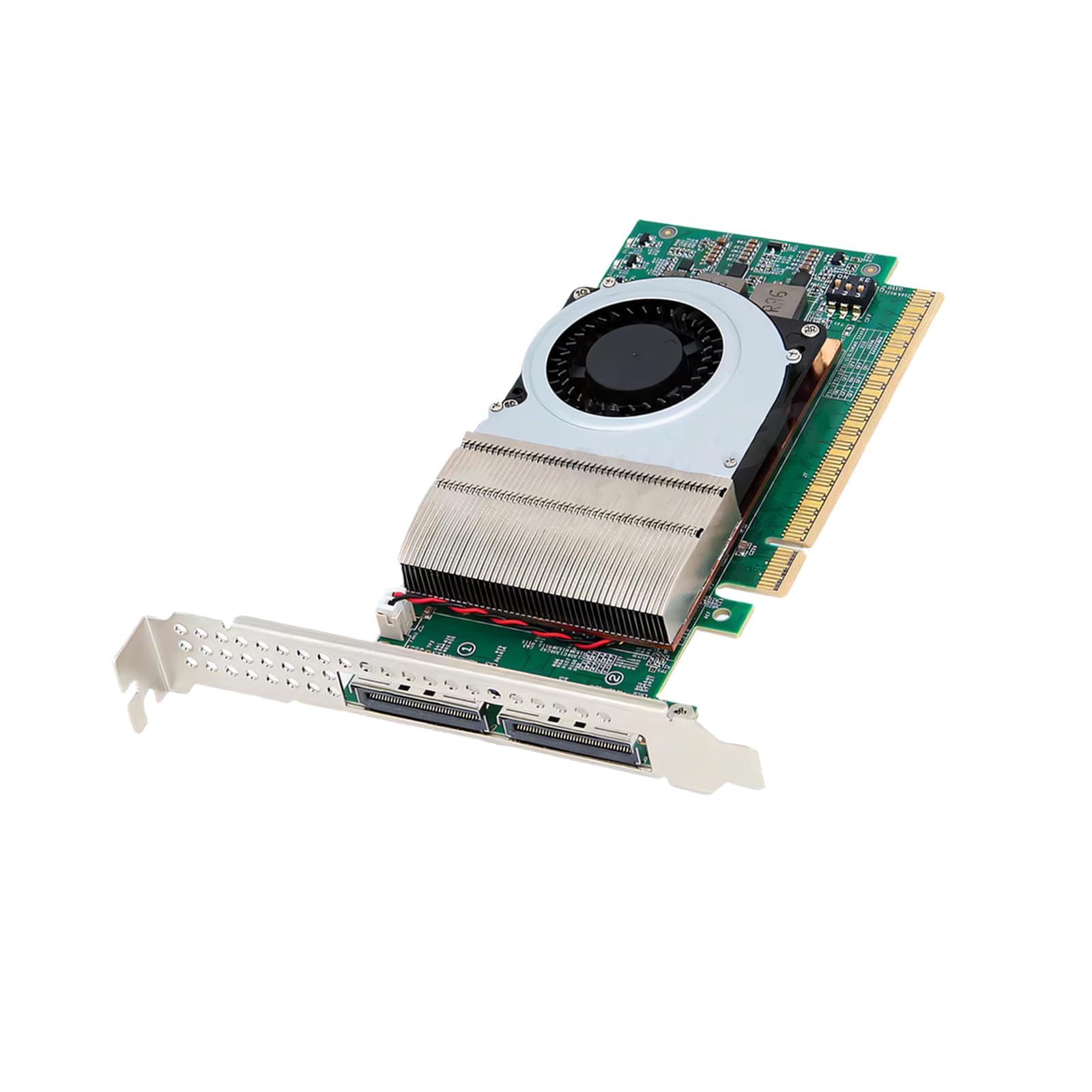 Scheda Retimer PCIe 5.0 X16 Espansione Disco Rigido per GPU Grafica Networking Trasferimento Dati a Lunga Distanza Bassa Latenza PCIe
