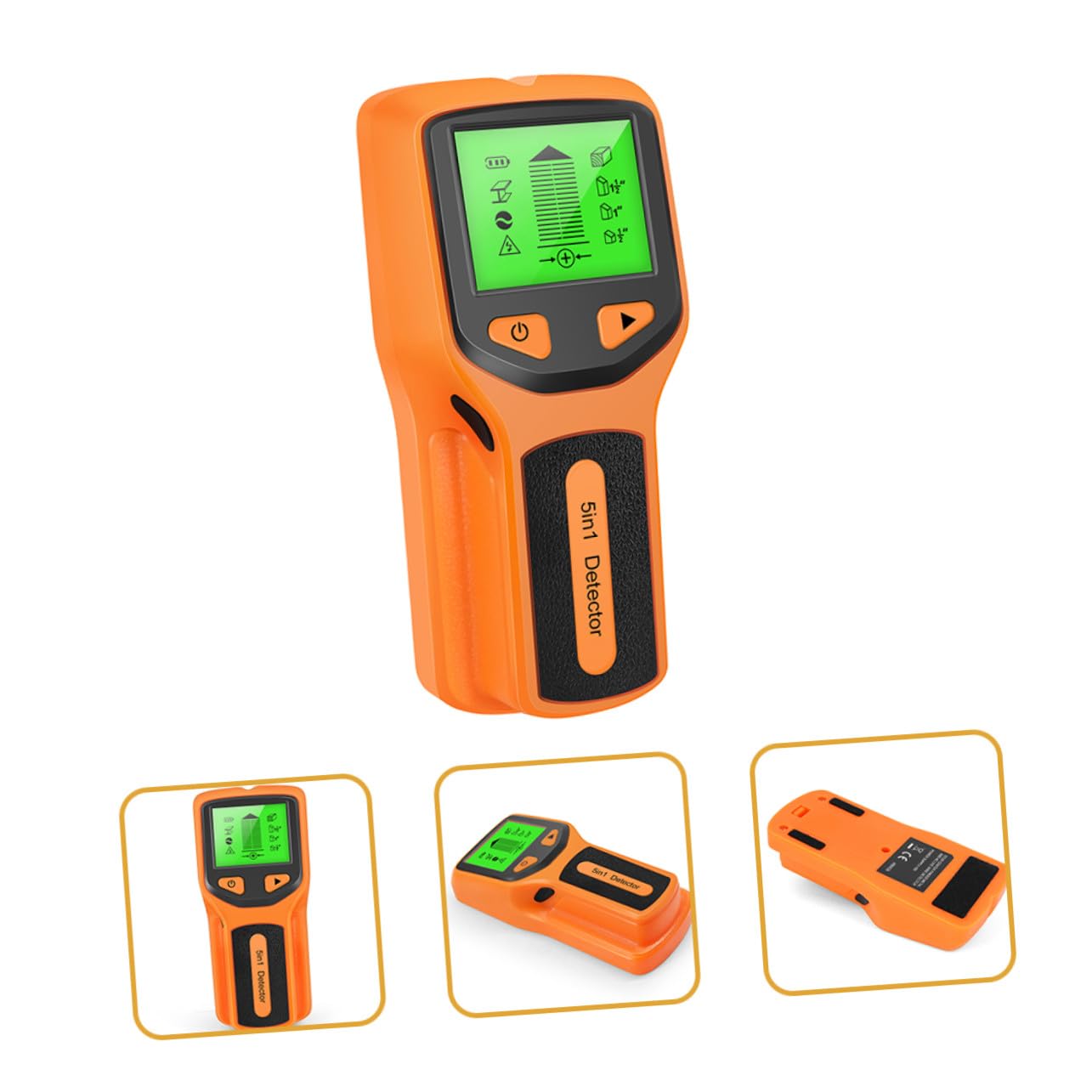 Toddmomy Détecteur Mural Multifonction, Capteur Électronique Rapide, Scanner de Métaux et Câbles, Détection Bois et Fils Intégrés, Outil de Mesure pour Bricolage, Usage Professionnel,
