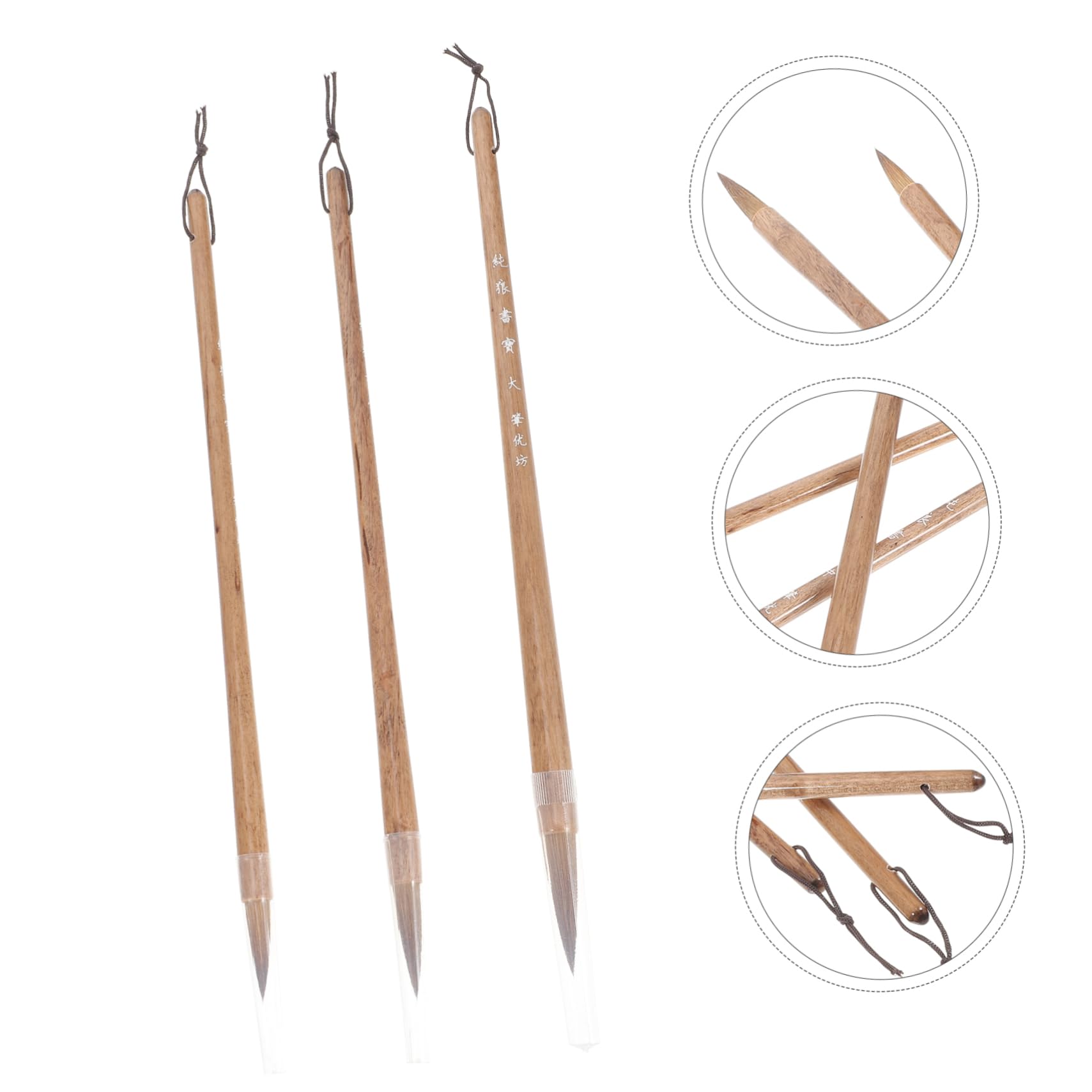 OSALADI 5 Set Per Calligrafia Cinesi Professionale Per Principianti Con Ergonomico Per Scrittura E Arte Include Medio E Piccolo 3 Pezzi * 5
