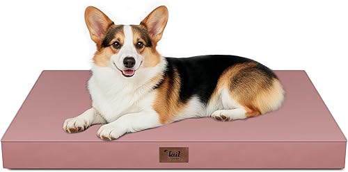 Miniatura 65 de Cama Ortopédica para Perros de Exterior para Perros Medianos y Gatos, Tapete Plano Impermeable para Mascotas con Espuma de Caja de Huevos y Funda