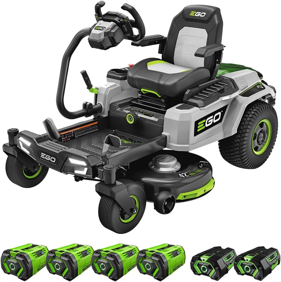 EGO POWER+ ZT4205S 56-Volt 42-Inch Z6 Zero Turn Riding Mower with e-Steer™ Technology