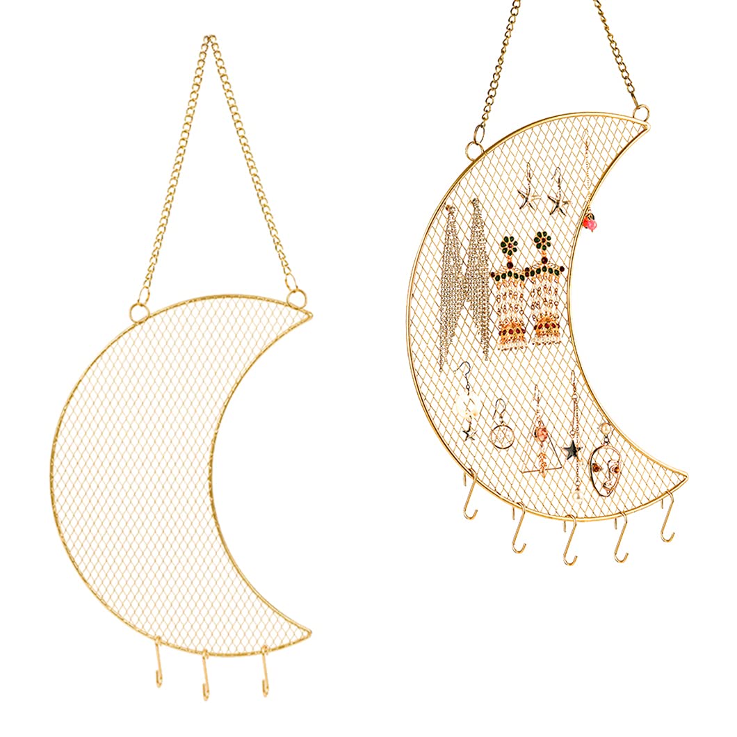 Portagioie Da Parete A Forma Di Nuvole - Organizzatore Orecchini Con 10 Ganci Per Bracciali E Collane - Foto 10