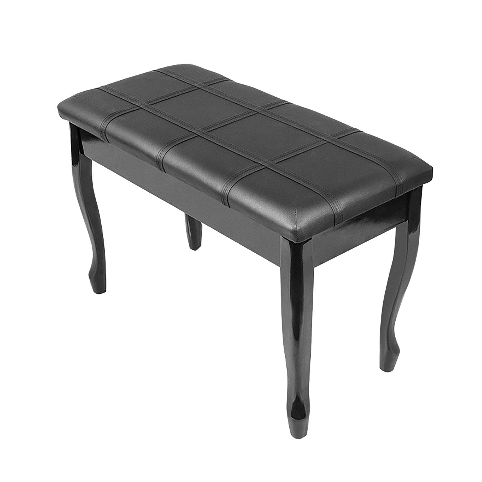 Panca per pianoforte di lusso con cuscino impermeabile e spazio extra per spartiti musicali, sgabello per pianoforte realizzato in materiale ecologico