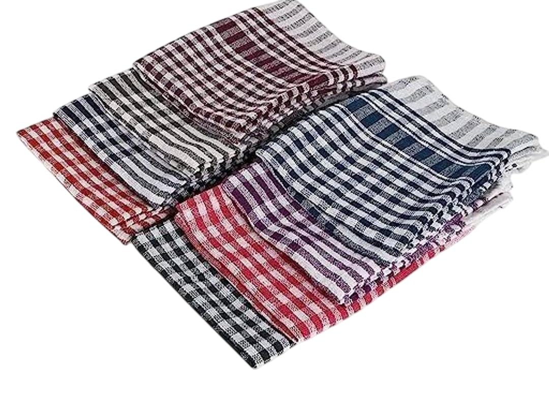 Vaishu Kitchen Napkins 15x15Inch | Soft Cotton Roti Cloth & Reusable Kitchen Towels for Wet & Dry Cleaning | Pack of 6-image-19