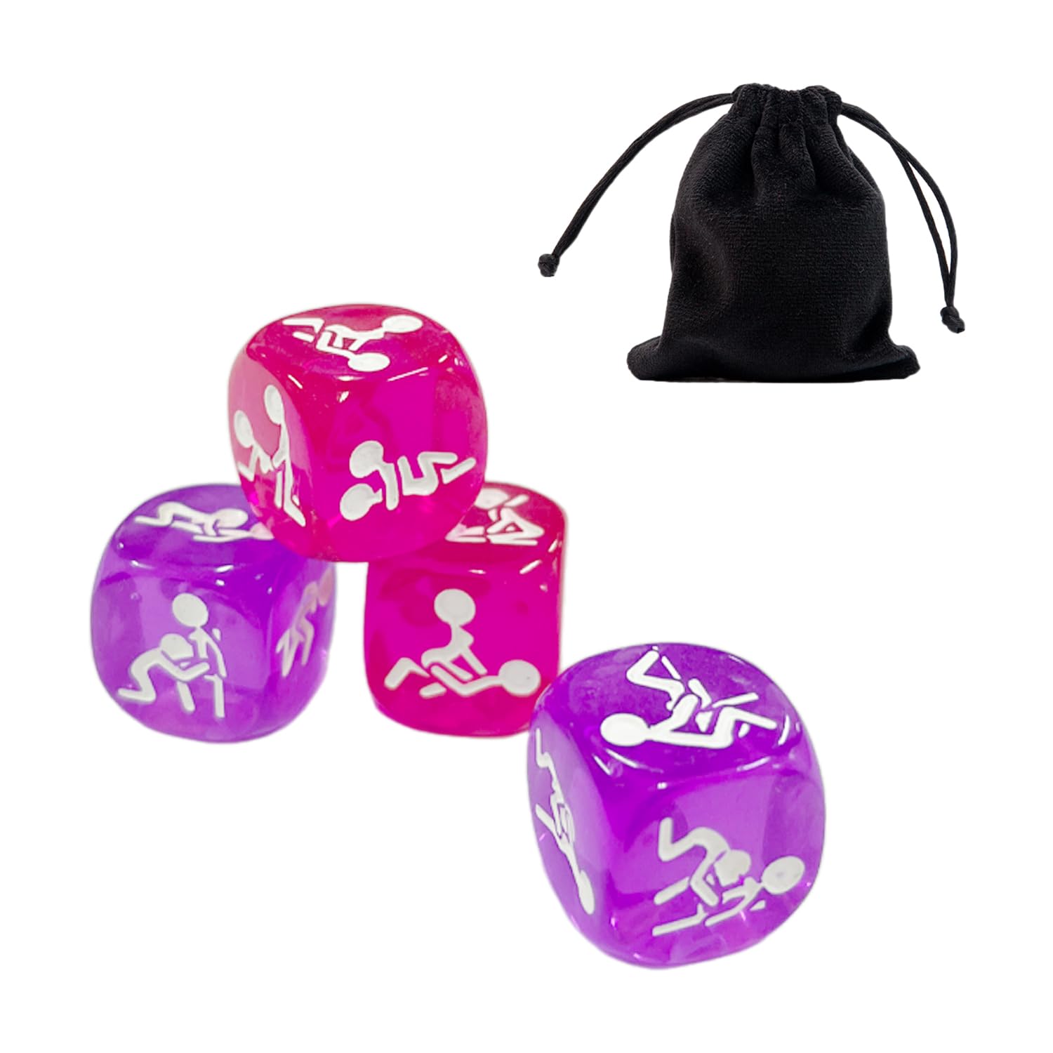 4 Dadi Divertenti, Accessori Per Coppie, Giocattoli Interattivi Per Coppie, Giochi Creativi Con Dadi, Giochi Di Lancio Per Adulti