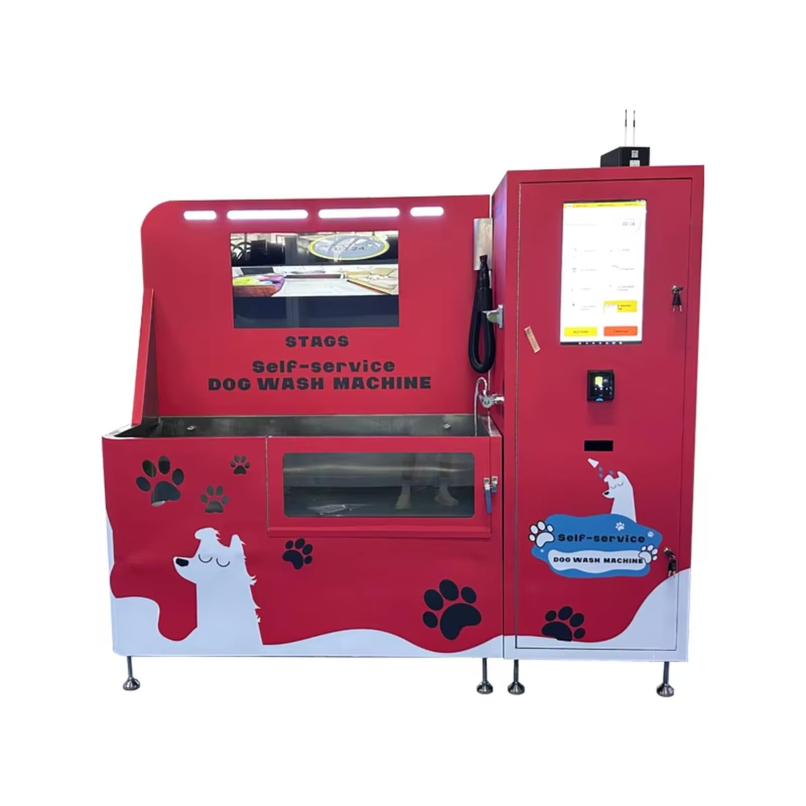 Machine de lavage automatique pour chien, station de toilettage pour
