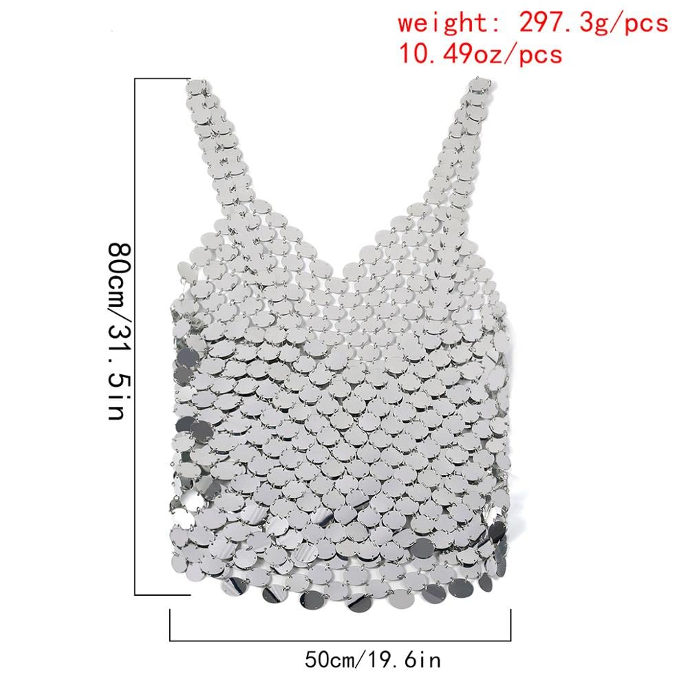 Nakrycie głowy seksowny metalowy cekinowy łańcuszek na ciało biżuteria dla kobiet moda bielizna brzuch łańcuch klatka klatka biustonosz bikini prezenty damskie łańcuszek na głowę (rozmiar: złoty kolor 1)