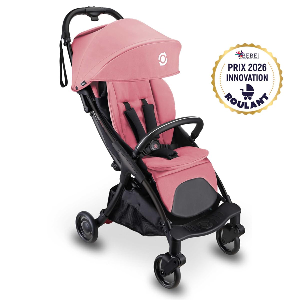 Globber - Poussette STROLL•LITE - Rose pastel
