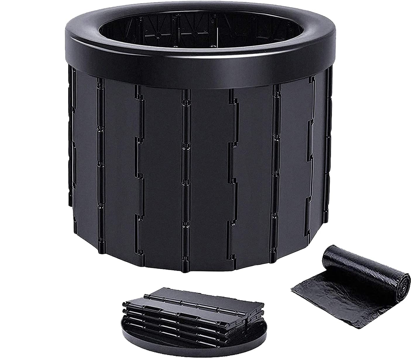 – Portable Folding Toilet, Upgrade Camping Toilet, Potty Car Toilet, Travel Potty Perfect for Camping, Hiking,Trips,Construction Sites