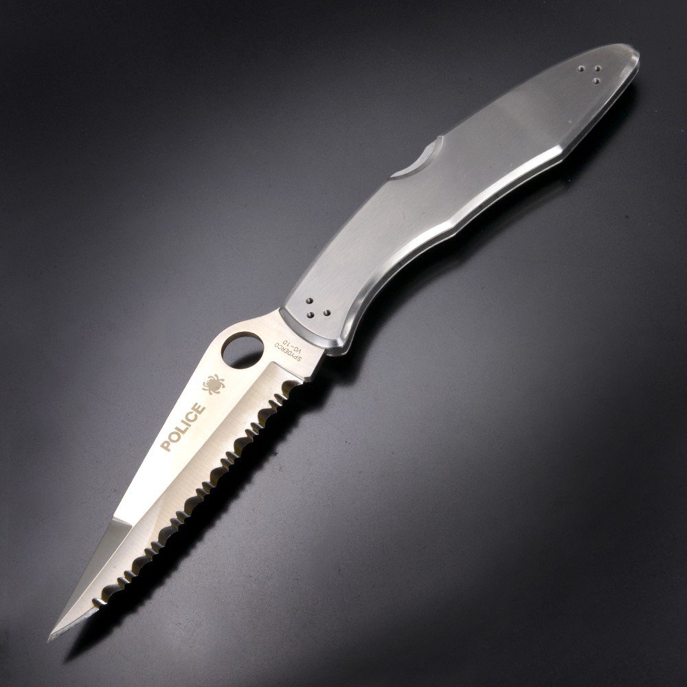 Amazon | SPYDERCO POLICE MODEL スパイダルコ ポリスモデル（波刃 