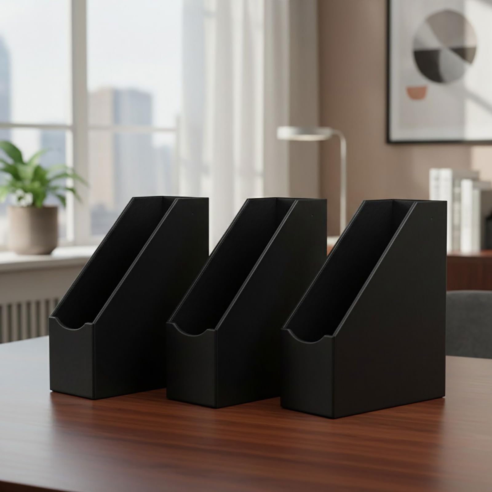 UnionBasic Office - Portadocumenti per documenti, colore: Nero