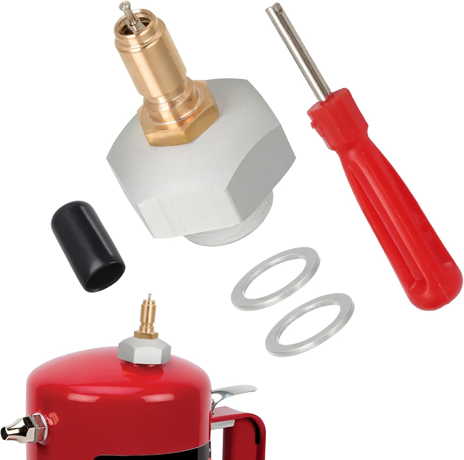 motoparty Upgraded Filler Cap for Model A 32oz Sprayers – Includes Tool Kit, Leak-Resistant High-Pressure Replacement Part