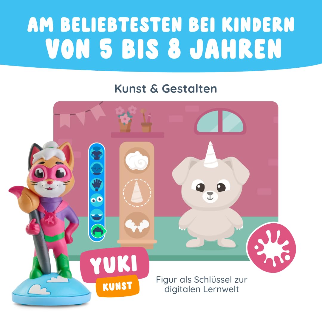 Edurino Figur Yuki Kunst & Gestalten ab 4 Jahren inkl. App | Innovatives & digitales Lernspiel | Kreativer Ausdruck | Digitale Werkzeuge | Animation | Kreative Achtsamkeit - 4