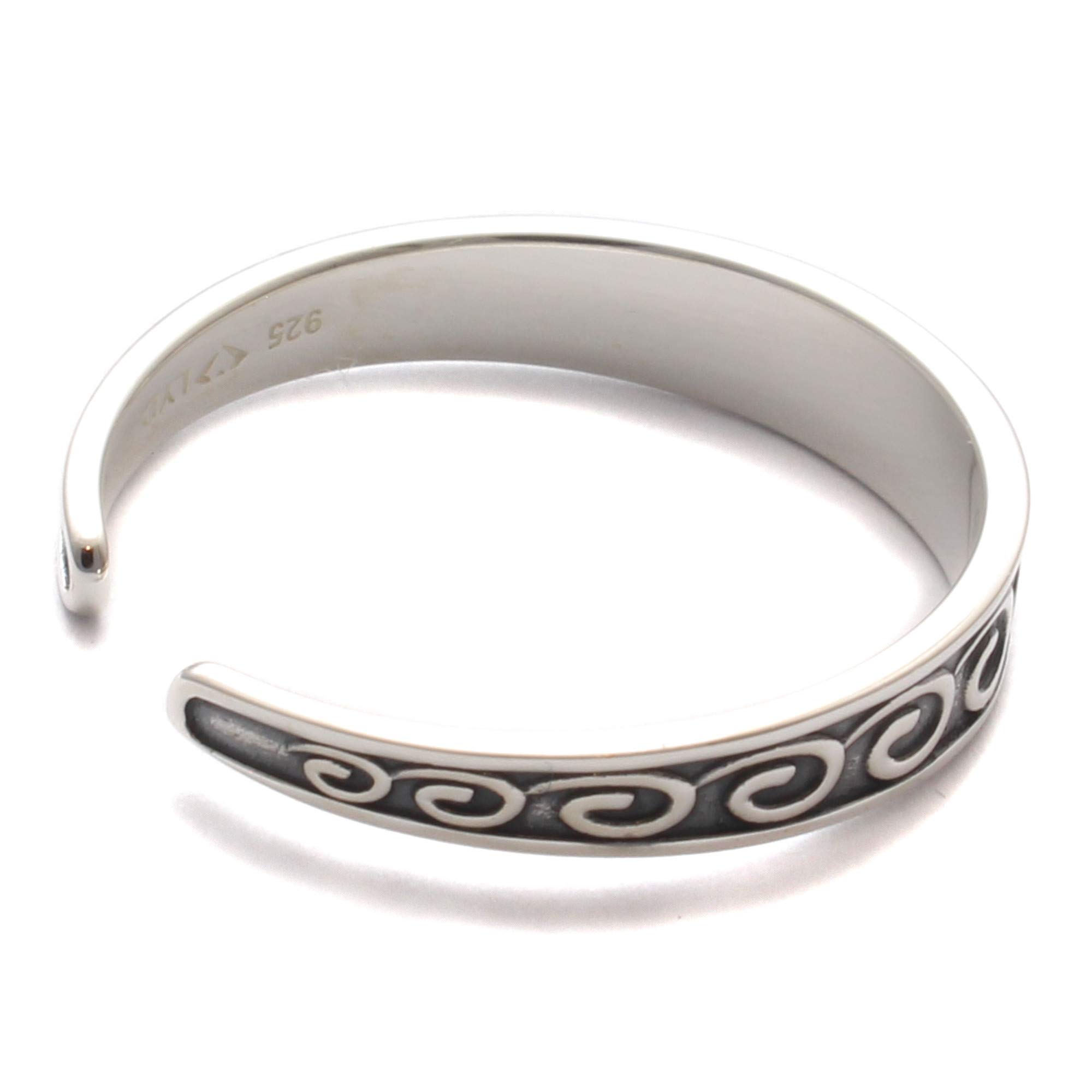 Zehenring für den großen Zeh mit Wellenmuster aus 925 Sterling Silber