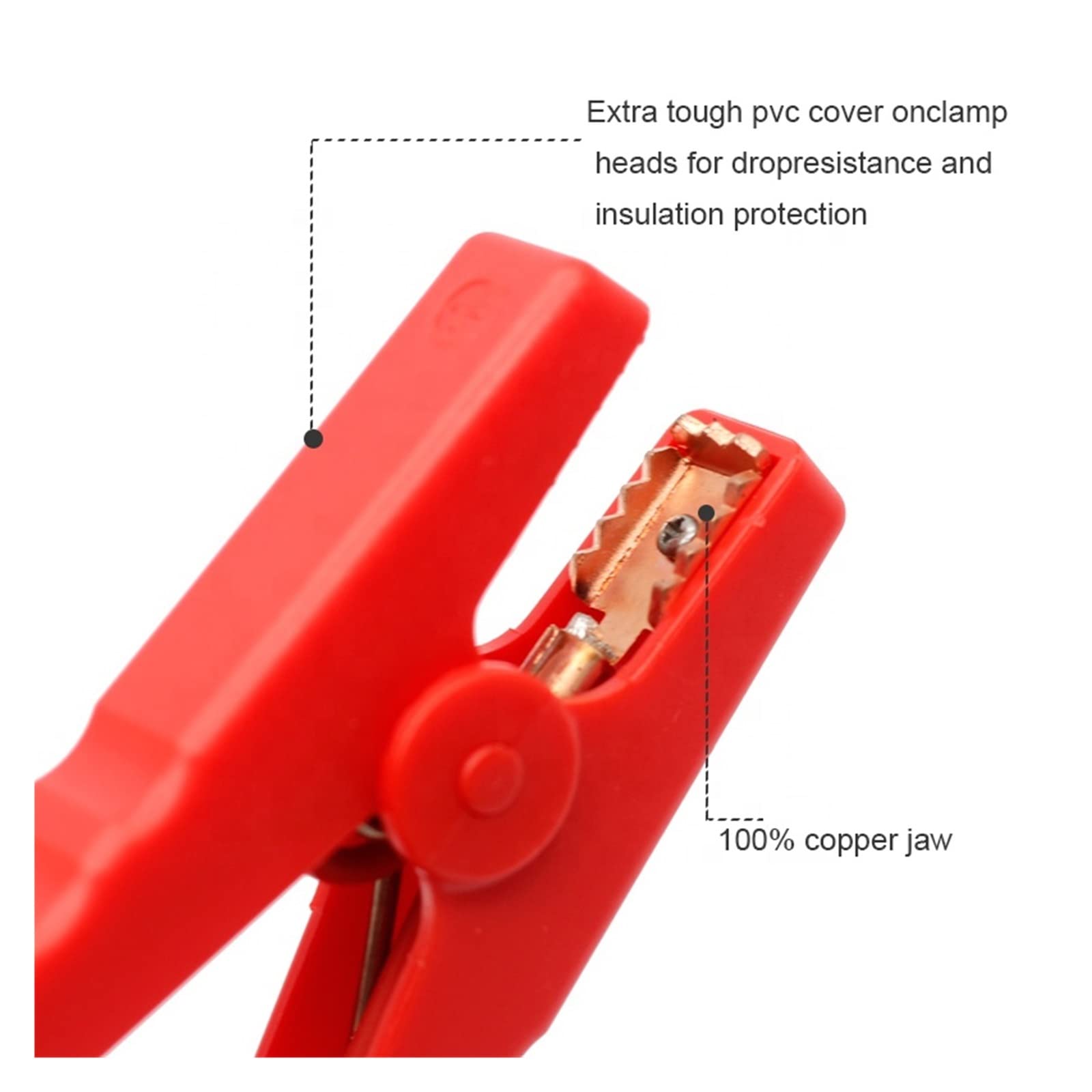 10AWG Automobile Batterie De Secours Pinces Crocodile Harnais Intelligent Puissance De Démarrage Pince De Batterie perfection
