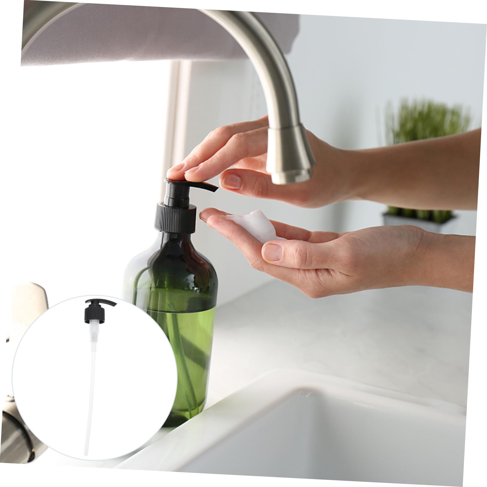 Amazon｜GLSTOY 2セット 持続可能な実用的な液体石鹸ポンプ交換