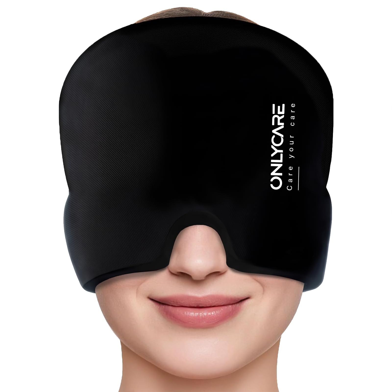 ONLYCARE Migraine Relief Cap, Headache Relief Cold Cap with Odorless Gel