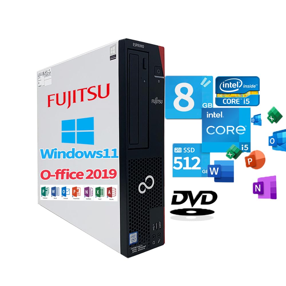 富士通 ESPRIMO 第8世代i5 メモリ16G SSD＋HDD Win11 Amazon.co.jp: 【整備済み品】富士通デスクトップパソコンESPRIMO D588