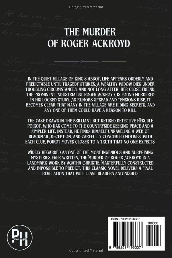 Image of The Murder of Roger Ackroyd: A Collector's Edition Featuring Original Illustrations and Biography of Agatha Christie