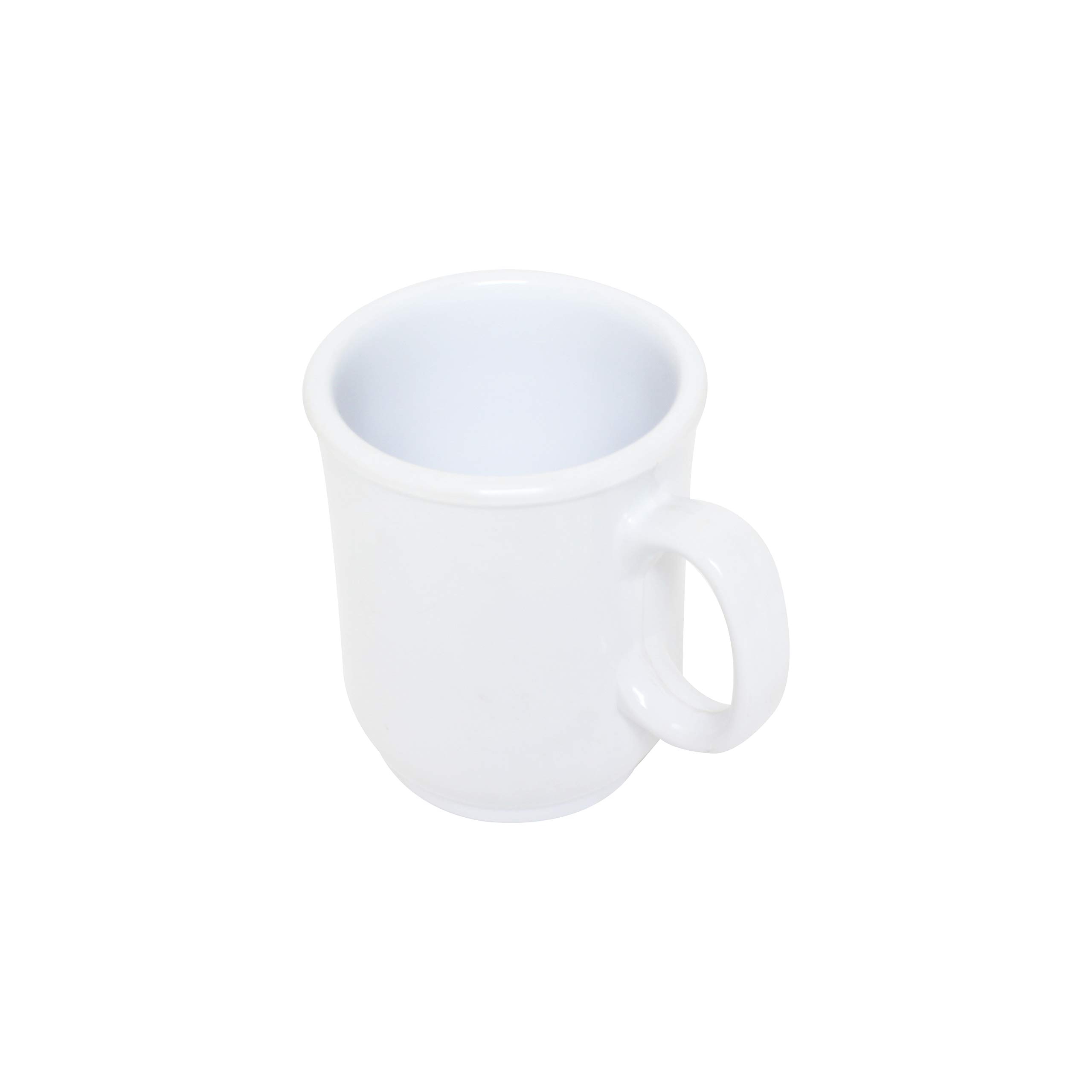 Amazon.com | Thunder Group 3-Inch Bulbous Mug, 8-Ounce, White: Mug  Melamine: Coffee Cups & Mugs