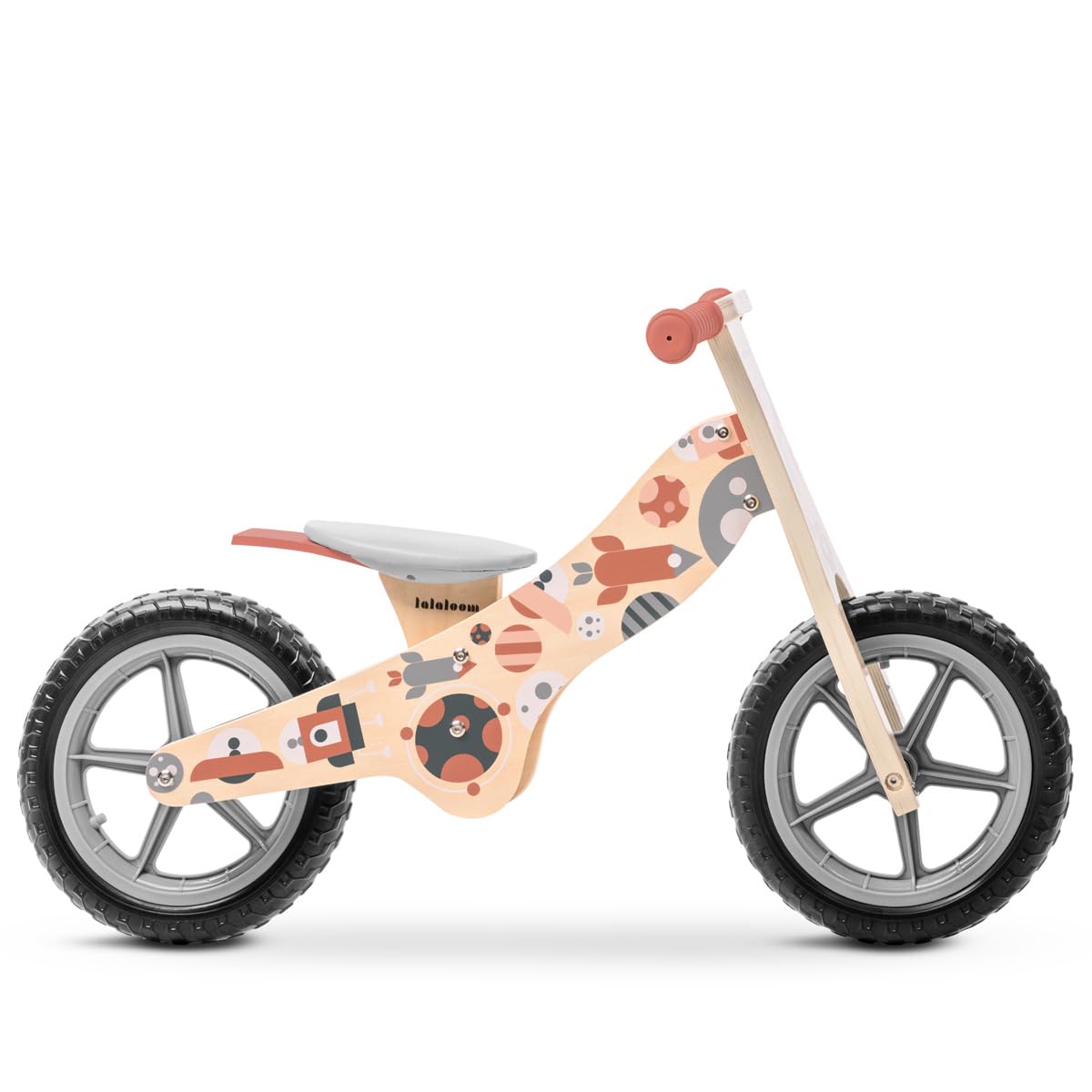 Beeloom Bicicletta senza Pedali per Bambini da 2 anni fino a 25 kg Bicicletta Infantile in Legno per Migliorare l’Equilibrio con Sellino Regolabile COSMO Bike