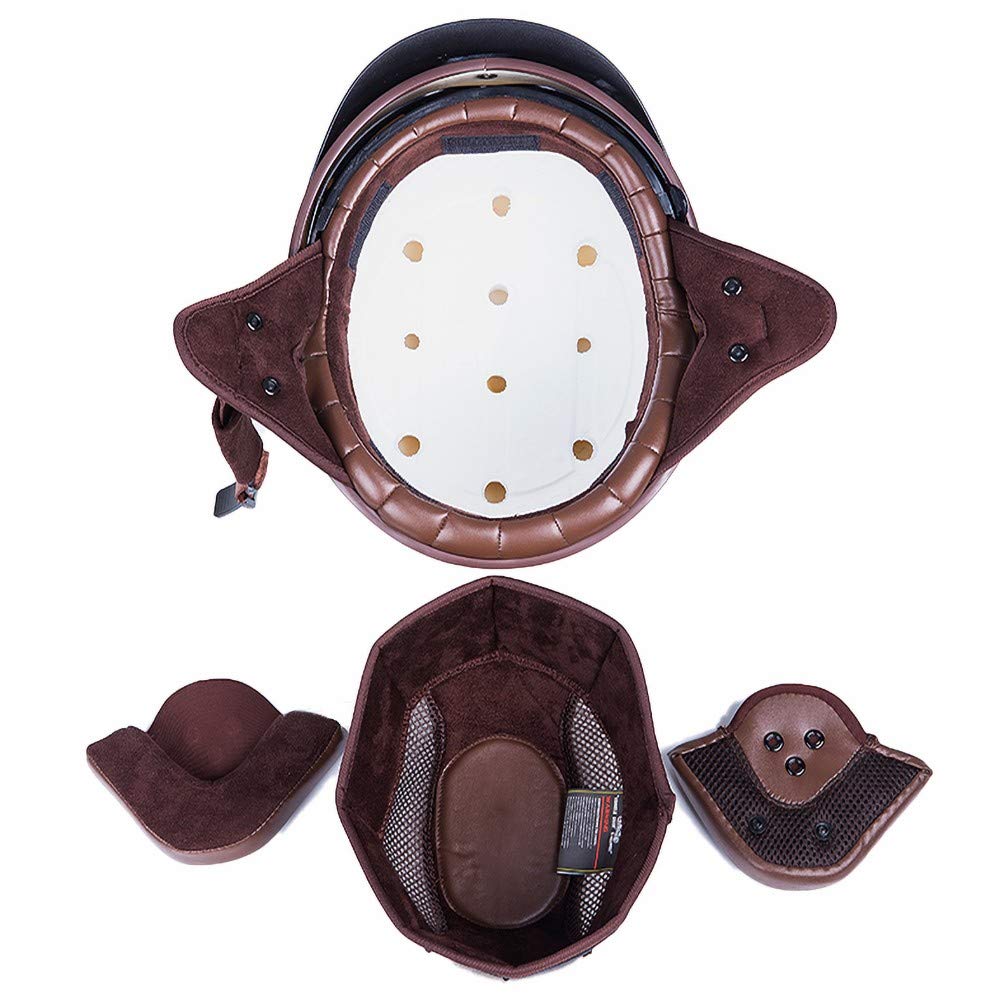 Retro moda Harley kask motocyklowy pół kask Jet kask DOT/ECE certyfikat otwarty kask Cruiser Chopper deskorolka rower lekki kask