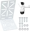 L-Shape Wall Mount Bracket Universal for CCTV Camera Security Camera, Metal Joint Mount CCTV Camera Universal Holes Installation Bracket