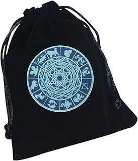 Saco do tarô | Bolsa dados tarô espiritual bolsa cordão veludo | Bolsa presente viagem para cartas tarô e oráculo, runas, joias, acessórios adivinhação Ngumms