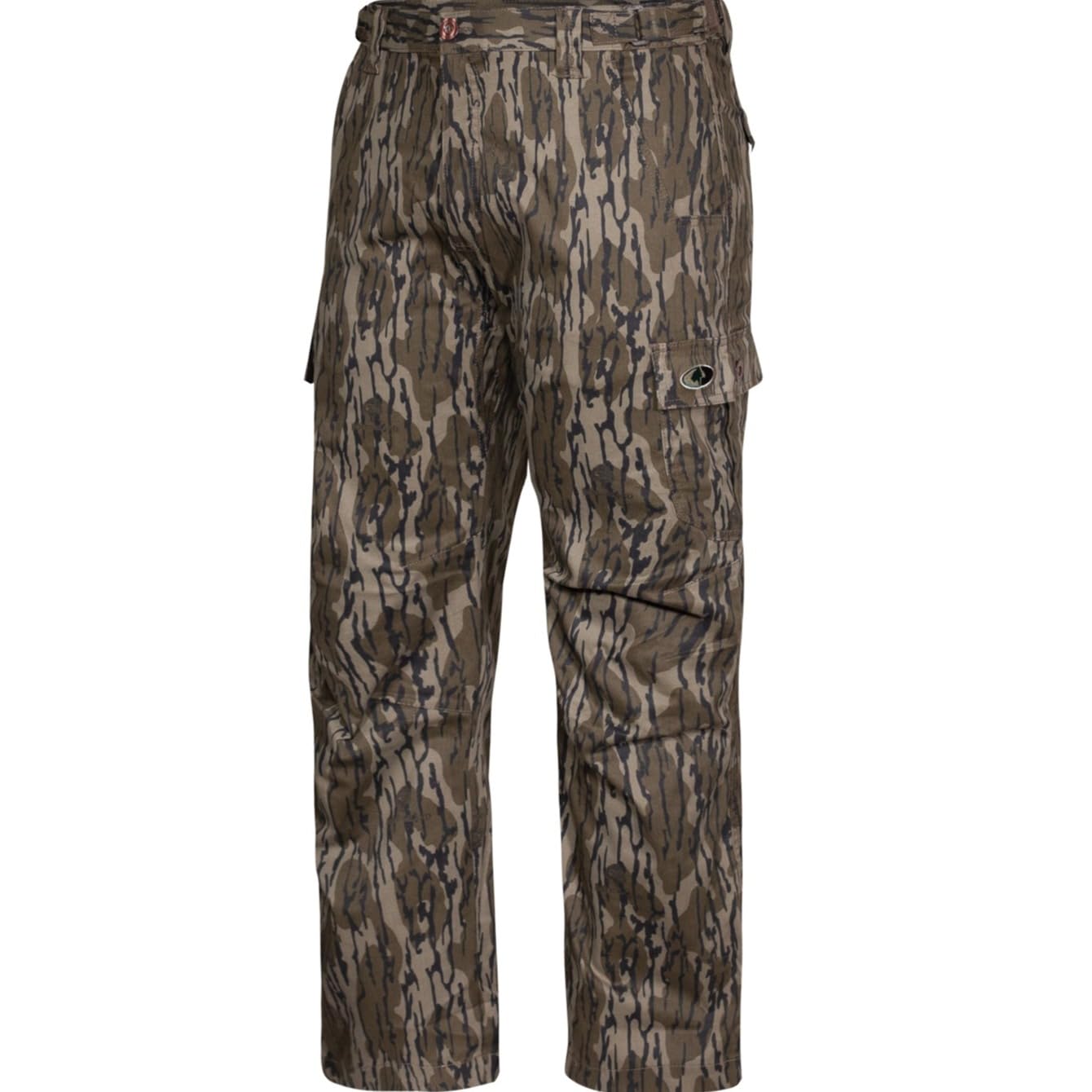 Mossy Oak Pantaloni da Caccia da Uomo Mimetico Cotone Mulino Flessibili