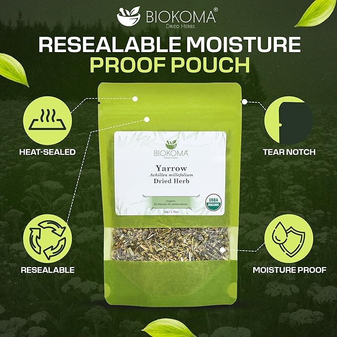 Té de Hierbas Milenrama Orgánico 50g en Hebros miniatura 3